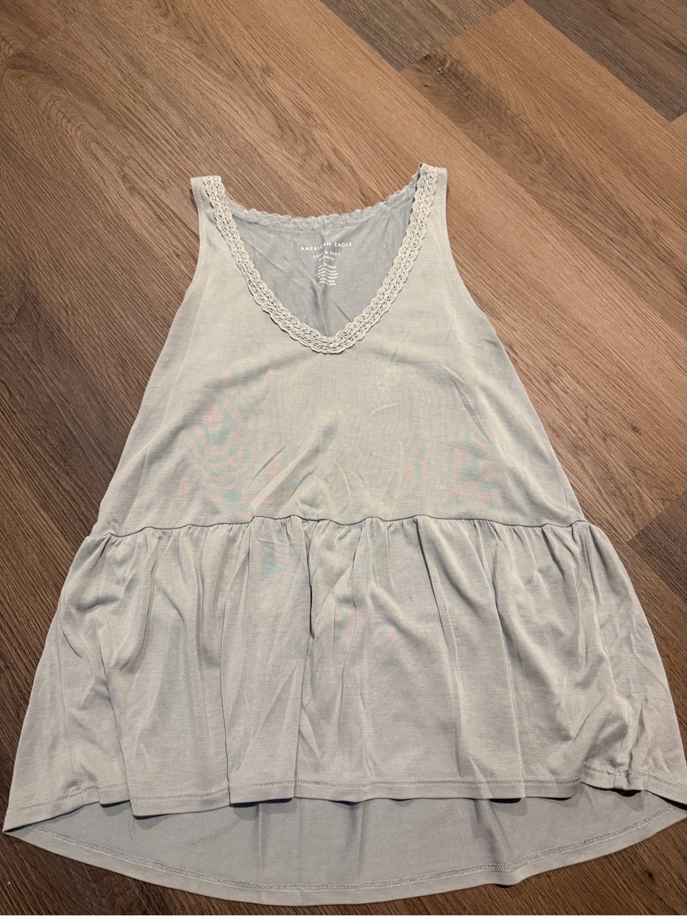 American Eagle Lace-Trim Tank